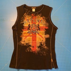 Women’s top, fun design, extra details.  Large size.